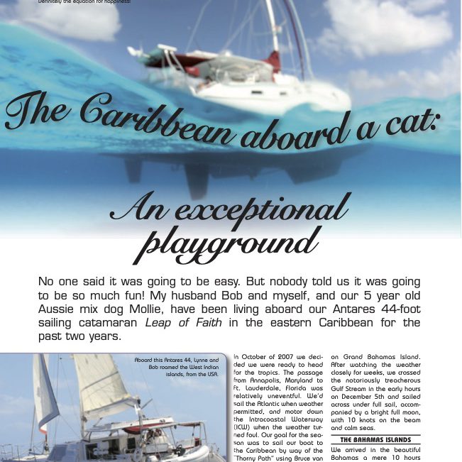 Antares 44 on passage